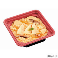 中央化学 弁当容器 CT 2段幕の内 下 赤-BK 身 11031 1ケース(600個(50個×12))（直送品）