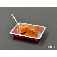 中央化学 DX 薬味皿 朱厚 71514 1ケース(12000個(100個×120))（直送品）