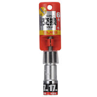 TJMデザイン タジマ ビット交換ソケット 17mm 6角 BS17-6K 1本（直送品）