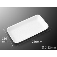 中央化学 発泡トレー CS25-14(C-38新) 119511 1袋(100個)（直送品）