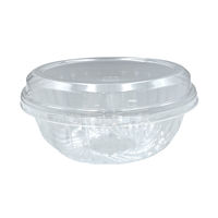 中央化学 冷麺容器 クリアボウル 中 ト付 3848 1袋(50個)（直送品）
