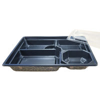 中央化学 仕出し弁当容器 HS 仕切-34 花小舞 ト付 113555 1ケース(300個(20個×15))（直送品）