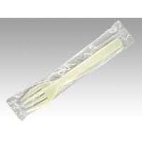 中央化学 使い捨てカトラリー FDフォーク 140 単袋入 635110 1ケース(3000個(100個×30))（直送品）