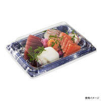 中央化学 刺身容器 四方盛 24-17 麗DB 身 005181 1ケース(600個(50個×12))（直送品）