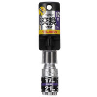 TJMデザイン タジマ ビット交換ソケット 17×21mm 12角 BS1721-12K 1本（直送品）