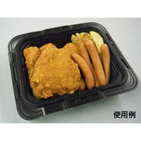 中央化学 軽食容器 CT WRL24-20 BK 身 994400 1袋(10個)（直送品）