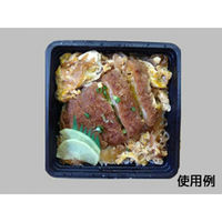 中央化学 弁当容器 CT WRL-21 BK 身 387183 1ケース(600個(50個×12))（直送品）
