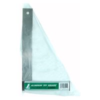 シンワ測定 アルミ台付スコヤ 25cm 目盛なし 74111 1個（直送品）