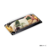 中央化学 刺身容器 四方盛 24-11 永徳BK 身 004671 1袋(50個)（直送品）