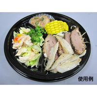 中央化学 オードブル容器 HS PD 19-3 BK 身 204081 1ケース(400個(20個×20))（直送品）