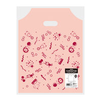 【ポリ手提げ袋】シモジマ 手抜きポリ袋 ハンディバッグSS ワンダーサーカス ピンク 1袋（100枚入）