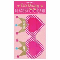 グリーティングライフ バースデーグラスカード ハート HR-9 1個