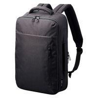 リュック バックパック 2way 14.0型 12L 撥水加工 高耐久ファスナー ブラック BM-BPTWBK エレコム 1個