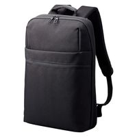 ビジネスバッグ リュック 12L 薄型 撥水加工 15.6インチノートPC 収納可 ブラック BM-BPTHBK エレコム 1個（直送品）