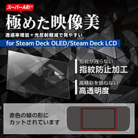 Steam Deck OLED / SteamDeck LCD ガラスフィルム 高透明 GM-SDO23FLGAR エレコム 1個（直送品）