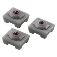 トラックボールマウス用交換パーツ 人工ルビー 3個入 グレー M-RS10 エレコム 1個（直送品）