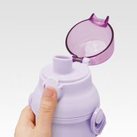 スケーター 抗菌 食洗機対応 直飲みプラワンタッチボトル 【ポケピース 24】 665103-PSB5SANAG 1個