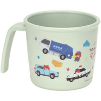 スケーター XP21AG 抗菌電子レンジ・食洗機対応ハンドル付コップ 【つむぱぱ トミカとトム】 666681-XP21AG 1個