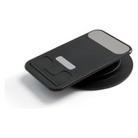 ナカバヤシ 折りたたみスマートフォンスタンド ブラック SMA-H008BK 1個