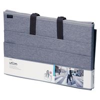 ソニック フタ付きキャビネットバッグ A4 ノートPC対応 ユートリム グレー UT-1091-GL 1個