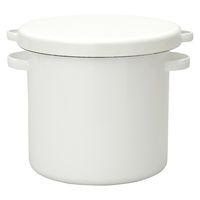 野田琺瑯 ラウンドストッカー21cm 65312 1セット(3個)