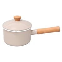 野田琺瑯 クルールソースパン14cmベージュ 65318 1セット(3個)