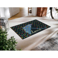 wash+dry 薄型で丈夫な洗える玄関マット Confettib Rain 50 x 75 cm AB00414 1枚（直送品）