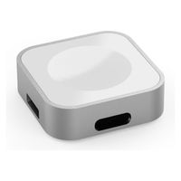 ナガオカ AppleWatch対応携帯用ワイヤレス充電器 シルバー M312AWCSV 1台