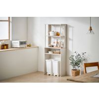 アイリスオーヤマ ゴミ箱上ラック ホワイト GUR-595H 1台