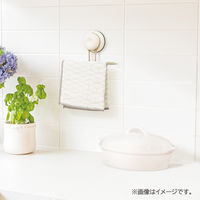 田窪工業所 強力吸盤 タオル掛け ショート 取付簡単 Mochi NQT-1 1個