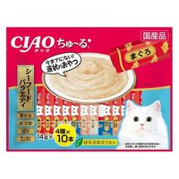 （バラエティパック）いなば CIAO チャオ ちゅーる 猫 シーフードバラエティ 国産（14g×40本）3袋 ちゅ～る キャットフード おやつ