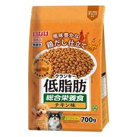 いなば 低脂肪クランキー犬 総合栄養食 鶏だし チキン味 国産 700g 1セット（1袋×3）ドッグフード ドライ