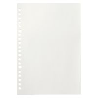 無印良品 リフィルノート リフィル 無地 A5　20穴 30枚 1セット（1袋（30枚入）×3） 良品計画