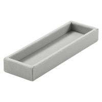 無印良品 ベロア内箱仕切 メガネ・小物ケース用 約幅5×奥行16.5×高さ2cm 1セット（1個×12） 良品計画