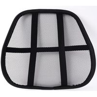 ジョイフル 腰サポートメッシュクッション ブラック J-505 1個