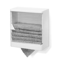 Like-it（ライクイット） ランドリー収納 壁に取り付けられるタオルホルダー クリア 幅26.8×奥14.5×高31.7cm 日本製 1個