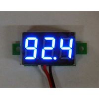 共立電子産業 ミニタイプ7セグLED電圧計モジュール 青 67-4751-66 1個（直送品）