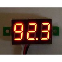 共立電子産業 ミニタイプ7セグLED電圧計モジュール 赤 67-4751-68 1個（直送品）