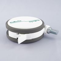 アズワン ナビスキャスターφ130 M16 ストッパー有 FW130N16SL25-AZ 1個 0-3589-21-02（直送品）