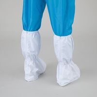 アズワン アズピュアESD耐薬ブーツカバー C103-4 1足 4-5472-01（直送品）