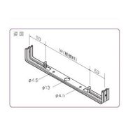 エヌ・エス・ピー KRUBー150巾止金具(200入)箱入バラ 型枠巾50mm用 8000373 1箱（直送品）