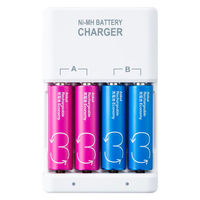 【アスクル限定】充電器 ニッケル水素充電池専用 単3形 単4形 両用 スタンダード充電 FCT345F(FX)ASK FDK 1個 オリジナル（わけあり品）