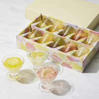 〈ラ・メゾン白金〉2層のフルーツゼリー10コ 1箱 三越伊勢丹 手提げ袋付き 手土産 ギフト 母の日 父の日 お中元