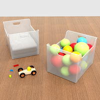 ナカバヤシ 抗菌ファイルボックス A4ダブル クリアホワイト FBK-E05-CW 1個 背幅260mm