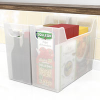 ナカバヤシ 抗菌ファイルボックス A4 クリアホワイト FBK-E04-CW 1個 背幅130mm