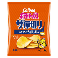 ポテトチップス ザ厚切りのためのうすしお味 1セット（1袋×12） カルビー スナック菓子 おつまみ