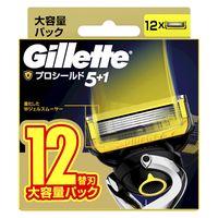 ジレット（Gillette） プロシールド 髭剃り カミソリ 男性 替刃12個入 1セット（1個×3） P＆G