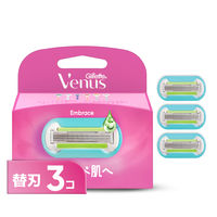 ヴィーナス カミソリ 剃刀 女性用 レディース つるすべ肌へ 替刃 1セット（3個入×3） エンブレイス  P＆Gプレミアムビューティ