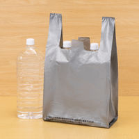 アスクル バイオマス25％入 レジ袋 シルバー 30号 1セット（1袋（100枚入）×30） オリジナル