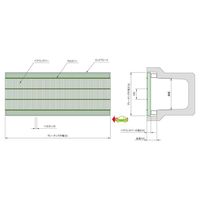 中部コーポレーション JIS側溝用細目かさ上げ用スチールグレーチング CHK CHK-319-4110B 1個（直送品）